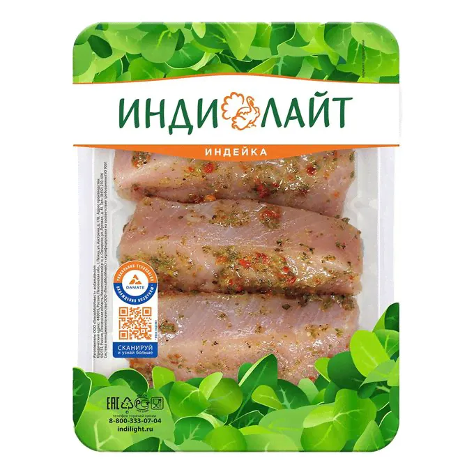 Стейк индейки Индилайт По-аргентински охлажденный 600 г-0