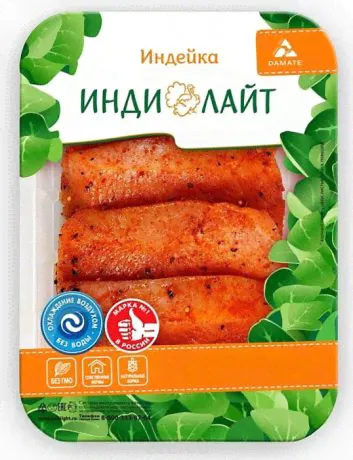 Индилайт Стейк индейки "По-мексикански" охлажденный, 0,5 кг