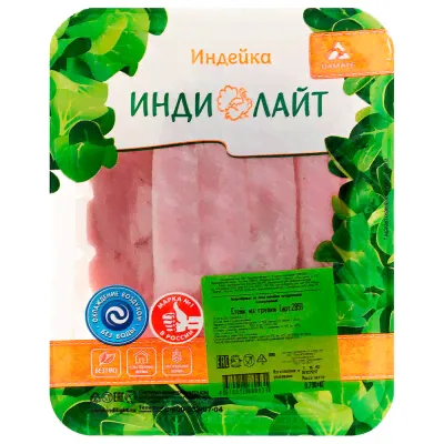 Стейк из грудки индейки 525г охл на лотке индилайт-1