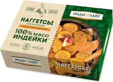 Наггетсы ИндиЛайт Классические из индейки запеченные 260г