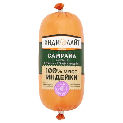 Ветчина из грудки индейки ИндиЛайт Кампана 400 г