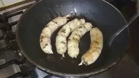 Домашняя колбаса из индейки