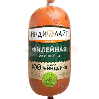 Индилайт Колбаса Филейная из индейки 400г-0