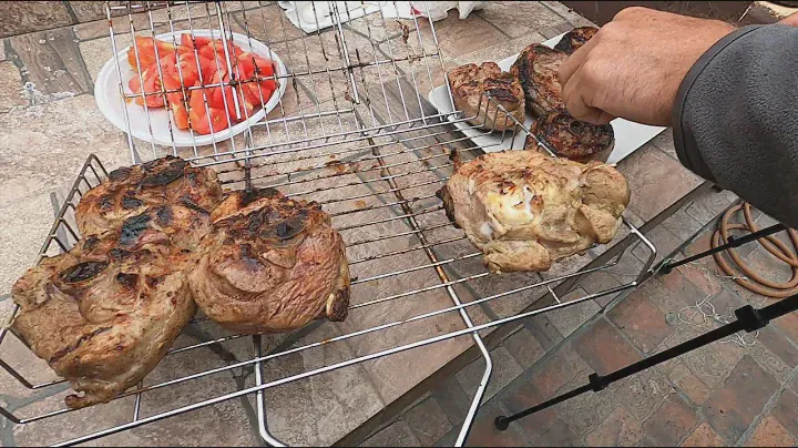 Сочный, вкусный, диетический Стейк из индейки на огне / на барбекю /на мангале