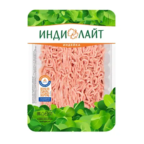 Фарш из индейки Индилайт Классический охлажденный, 450г-1
