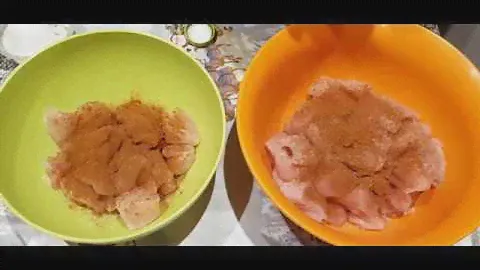 Сочный шашлык из филе индейки и курицы