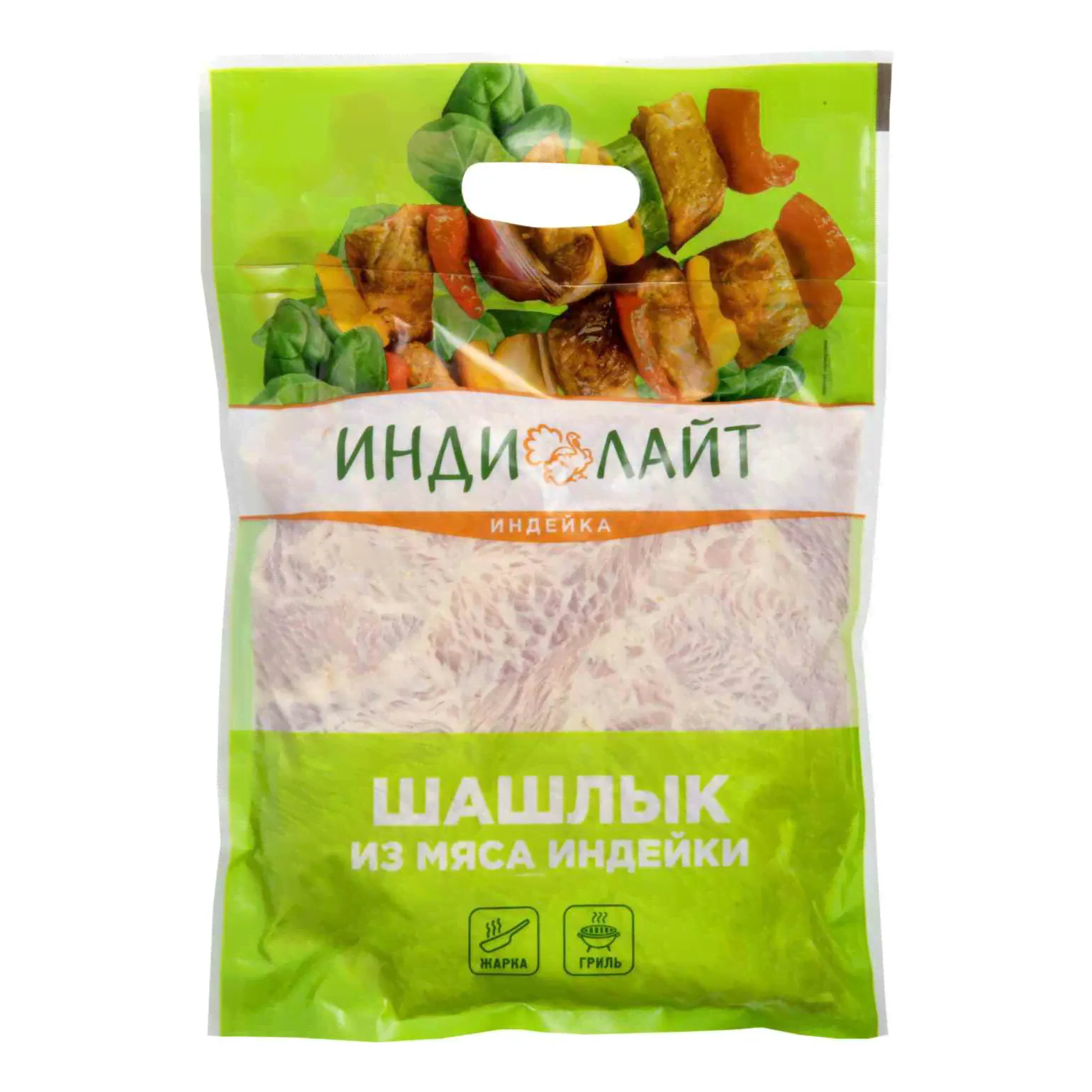 Шашлык из индейки Индилайт с цедрой лимона охлажденный +-1,5 кг-0