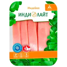 Стейк из грудки индейки 525г охл на лотке индилайт