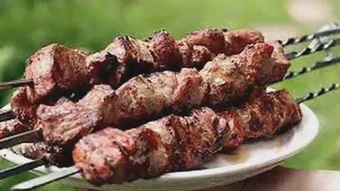 Шашлык из индейки!