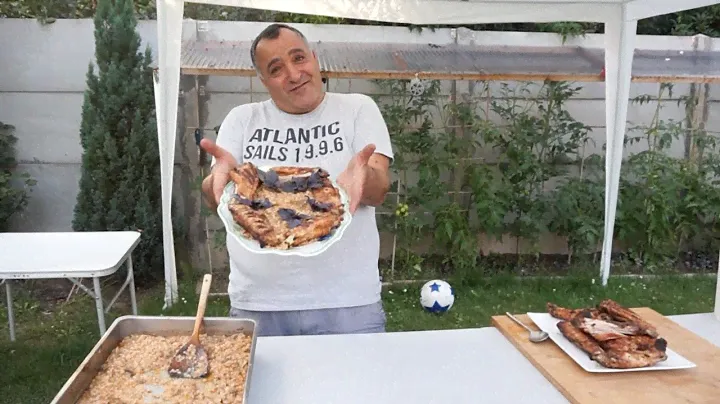 Крылышки индейки по-армянски на мангале. BBQ Dinde recette.