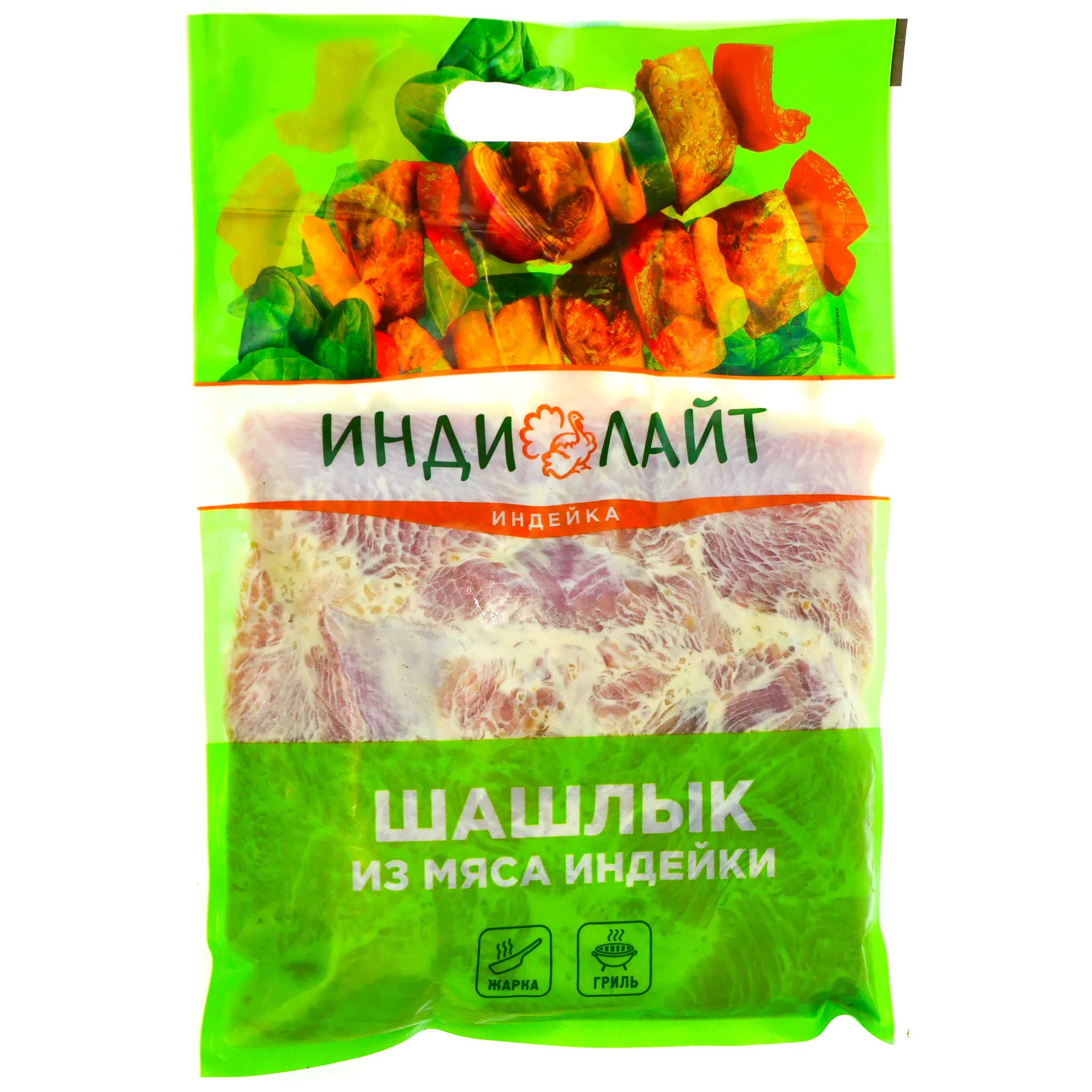 Шашлык из грудки индейки ИндиЛайт 1кг с цедрой лимона
