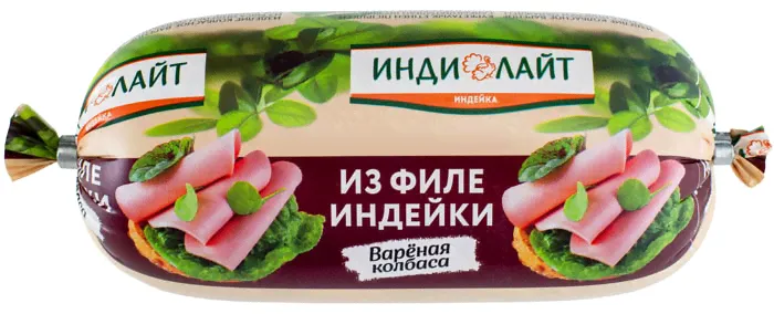 Колбаса Индилайт из филе индейки вареная 400г