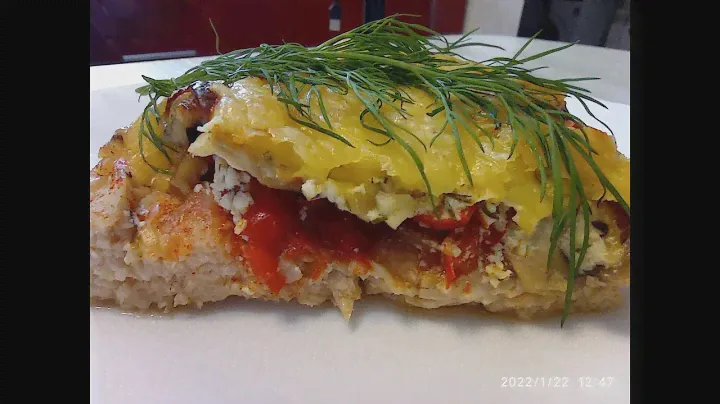 Индейка под овощами в духовке и в пир и в мир!Delicious turkey with vegetables in the oven.
