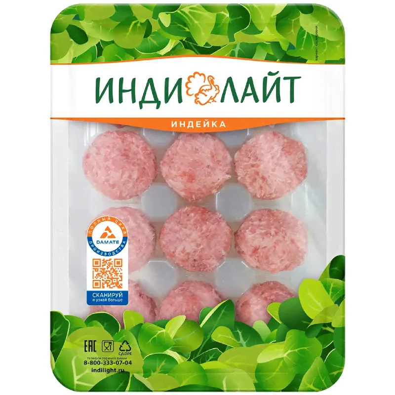 Фрикадельки Индилайт из индейки, 300г-0