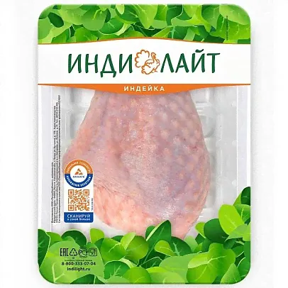 Голень индейки Индилайт, на кости, 850 г-0