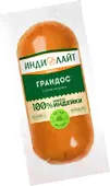 500Г КОЛБАСА ИНДИЛАЙТ ГРАНДОС С ФИЛЕ ИНДЕЙКИ-0