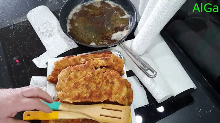 Шницель из индейки.Шницель с хрустящей корочкой и сочным мясом.