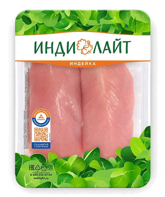 Филе грудки индейки малое ИндиЛайт охл. (коробка)
